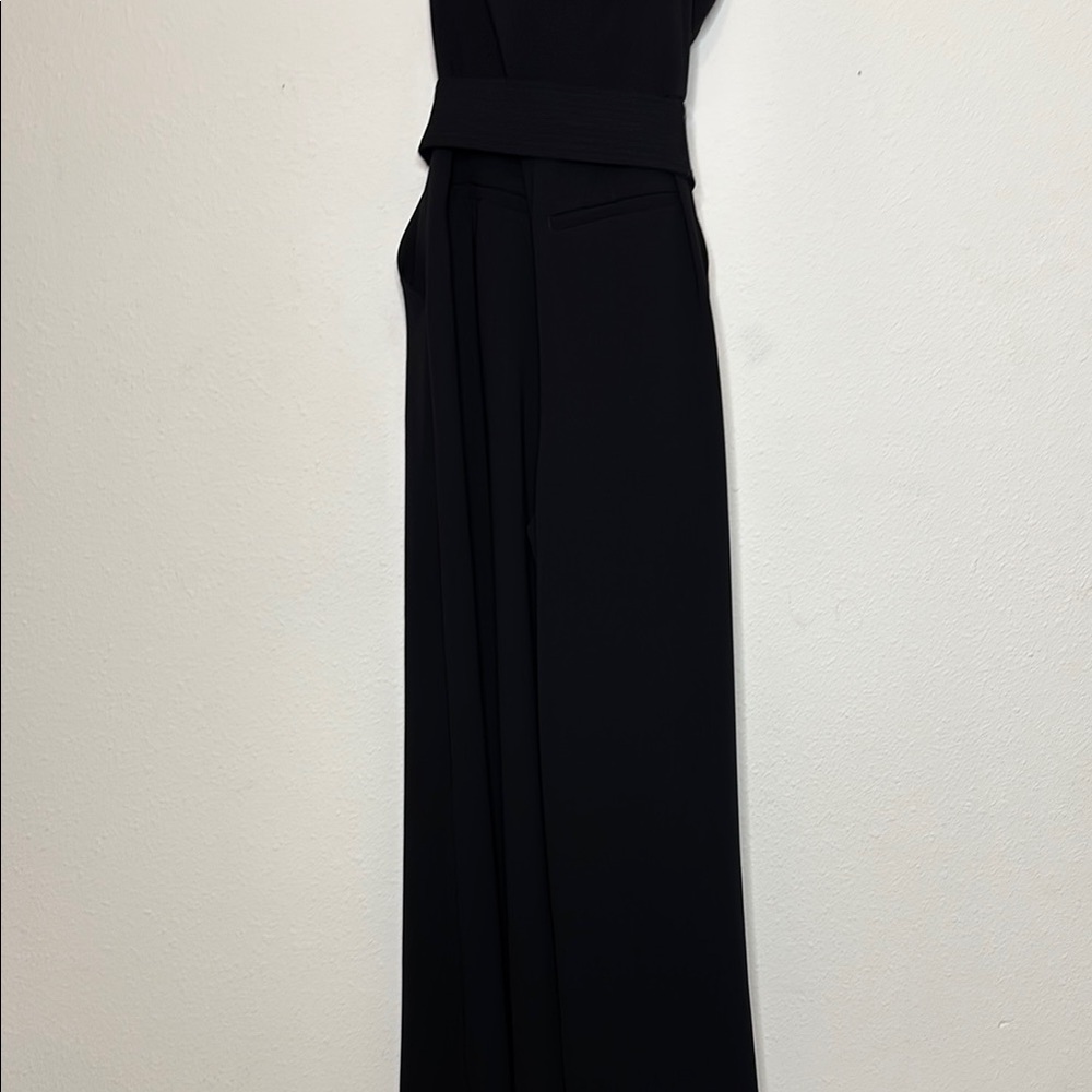 A.L.C. Size 00 Black Maxi strapless Jumpsuit for Night Out - Picture 11 of 12